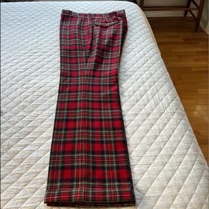 Mark Shale Wool Tartan Plaid pants